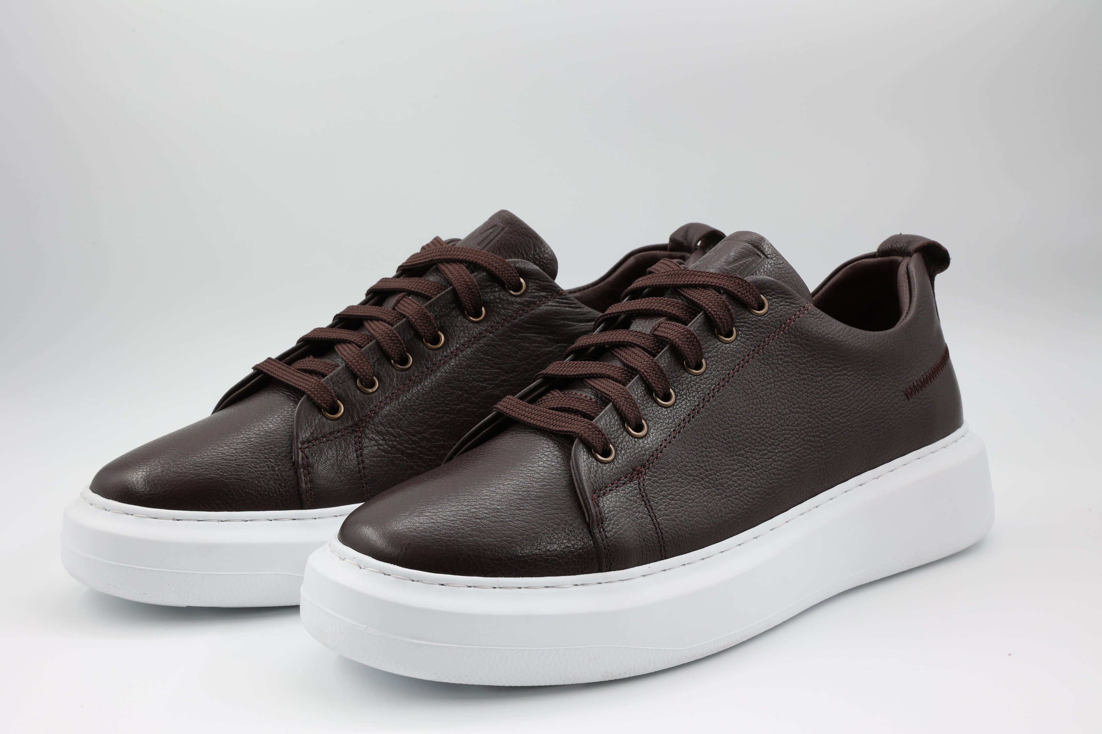 Benim Markam BM Galata%100 Deri Erkek Sneaker Kahverengi