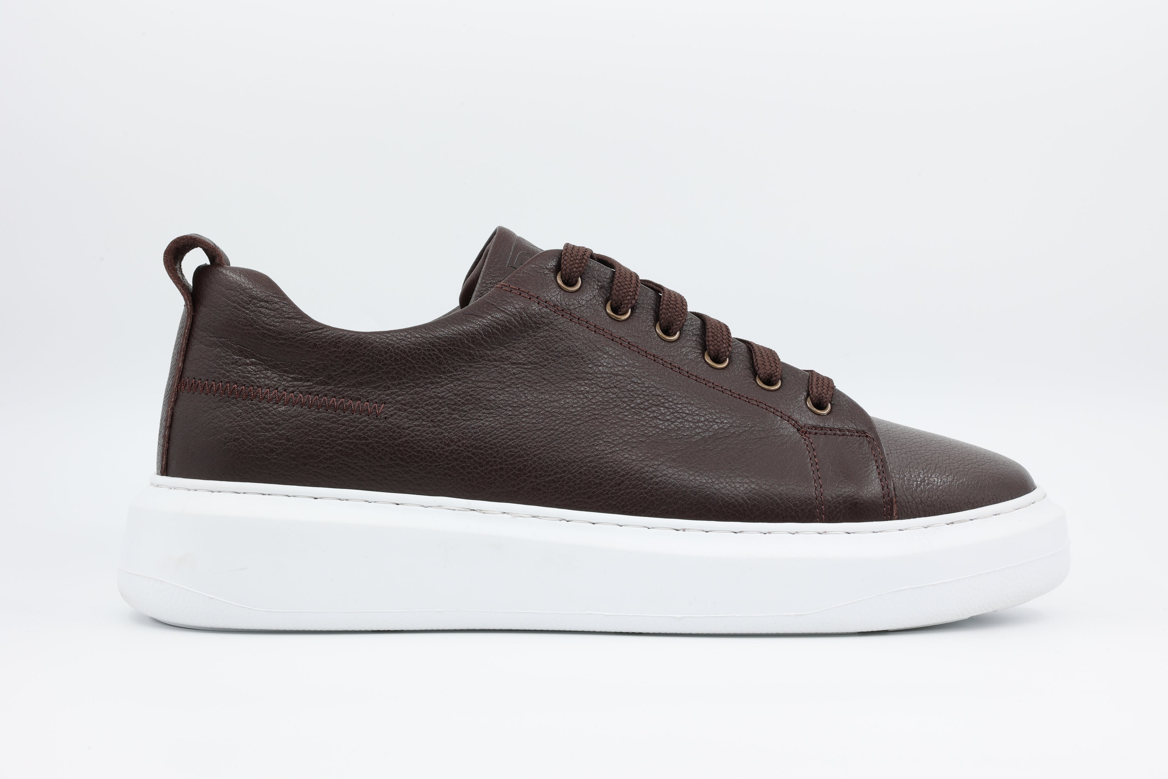 Benim Markam BM Galata%100 Deri Erkek Sneaker Kahverengi