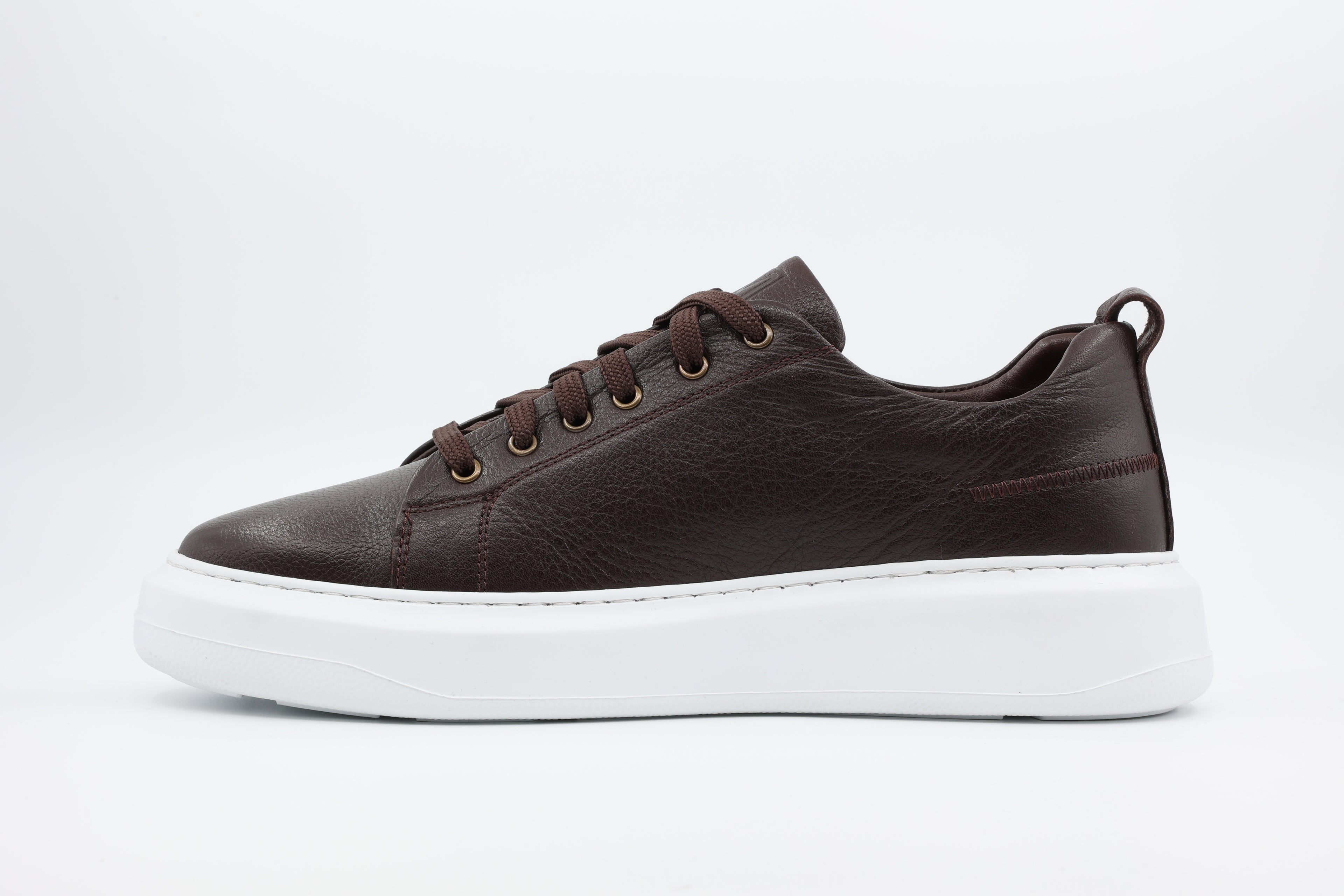 Benim Markam BM Galata%100 Deri Erkek Sneaker Kahverengi